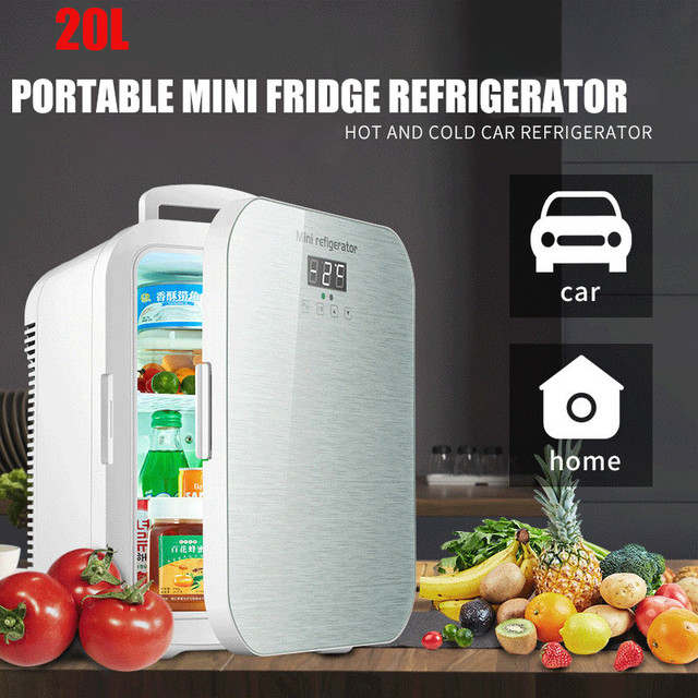 20L 12V Mini Fridge Refrigerators Small Car Fridge Freezer Camping Portable  Coolers Kitchen Refrigerator Fridge for Bedroom - AliExpress